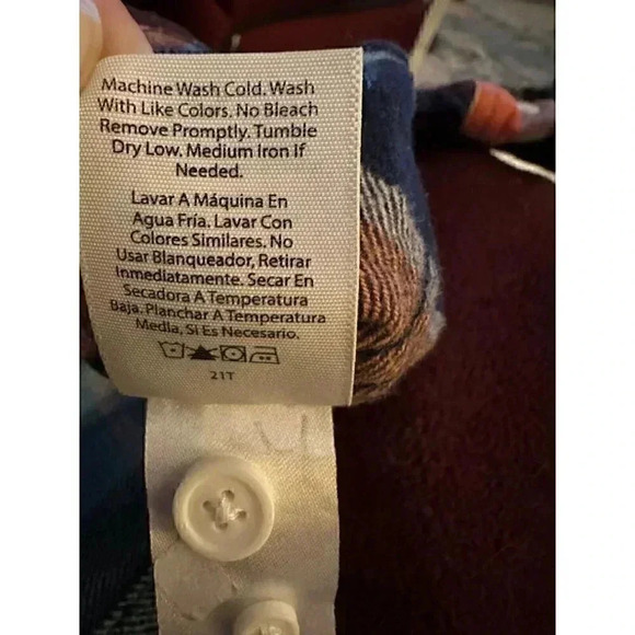 Free Assembly Men's long sleeve flannel size Large, pockets and elbow patches - Picture 15 of 16